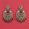 Indo Western Classic Earring with Mehndi Plating
