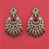 Indo Western Classic Earring with Mehndi Plating