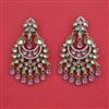 Indo Western Classic Earring with Mehndi Plating