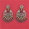 Indo Western Classic Earring with Mehndi Plating