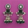 Indo Western Jhumki with Mehndi Plating