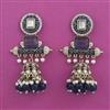 Indo Western Jhumki with Mehndi Plating