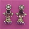 Indo Western Jhumki with Mehndi Plating