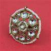 Indo Western Adjustable Ring With Mehndi Plating