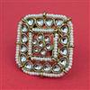 Indo Western Adjustable Ring With Mehndi Plating