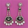 Indo Western Classic Earring With Mehndi Plating