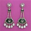 Indo Western Classic Earring With Mehndi Plating