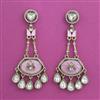 Indo Western Classic Earring With Mehndi Plating