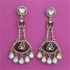 Indo Western Classic Earring With Mehndi Plating