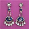 Indo Western Classic Earring With Mehndi Plating