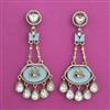 Indo Western Classic Earring With Mehndi Plating