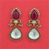 Indo Western Classic Earring with Mehndi Plating