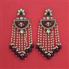 Indo Western Long Earring with Mehndi Plating