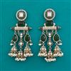 Indo Western Jhumki with Mehndi Plating