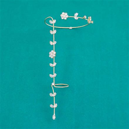 Indo Western Adjustable Hath Pan With Gold Plating Rhodium Plating