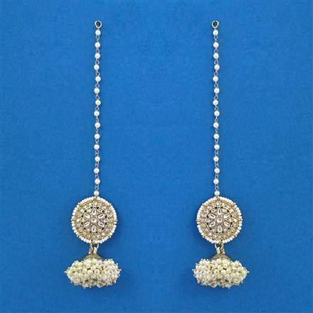 Indo Western Jhumki with Mehndi Plating