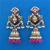 Indo Western Jhumki with Mehndi Plating