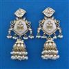 Indo Western Jhumki with Mehndi Plating