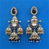 Indo Western Jhumki with Mehndi Plating