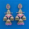Indo Western Jhumki with Mehndi Plating