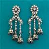 Indo Western Jhumki with Mehndi Plating