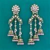 Indo Western Jhumki with Mehndi Plating