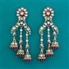 Indo Western Jhumki with Mehndi Plating