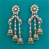 Indo Western Jhumki with Mehndi Plating