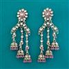 Indo Western Jhumki with Mehndi Plating