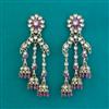 Indo Western Jhumki with Mehndi Plating