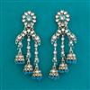 Indo Western Jhumki with Mehndi Plating