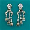 Indo Western Jhumki with Mehndi Plating