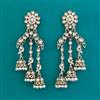 Indo Western Jhumki with Mehndi Plating
