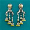 Indo Western Jhumki with Mehndi Plating