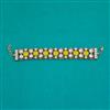 Indo Western Adjustable Bracelet with Mehndi Plating
