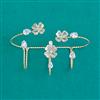 Indo Western Classic Ring With Gold Plating Rhodium Plating Mehndi Plating