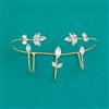 Indo Western Classic Ring With Gold Plating Rhodium Plating Mehndi Plating