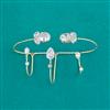 Indo Western Classic Ring With Gold Plating Rhodium Plating Mehndi Plating