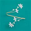 Indo Western Plam Cuffring With Gold Plating Rhodium Plating Mehndi Plating