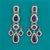 Indo Western Moti Earring with Mehndi Plating