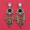 Indo Western Long Earring with Mehndi Plating