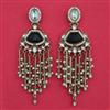 Indo Western Long Earring with Mehndi Plating