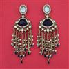Indo Western Long Earring with Mehndi Plating