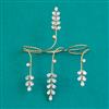 Indo Western Adjustable Ring With Mehndi Plating Gold Plating Rhodium Plating