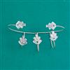 Indo Western Adjustable Ring With Mehndi Plating Gold Plating Rhodium Plating