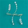 Indo Western Adjustable Ring With Mehndi Plating Gold Plating Rhodium Plating