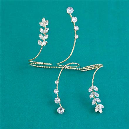 Indo Western Adjustable Ring With Mehndi Plating Gold Plating Rhodium Plating