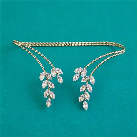 Indo Western Adjustable Ring With Mehndi Plating Gold Plating Rhodium Plating