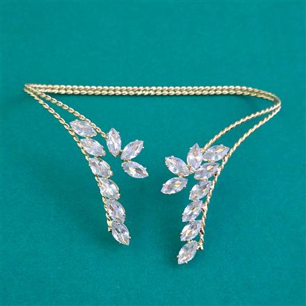 Indo Western Adjustable Ring With Mehndi Plating Gold Plating Rhodium Plating