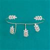 Indo Western Adjustable Ring With Mehndi Plating Gold Plating Rhodium Plating